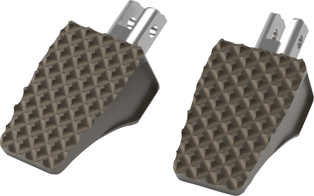 LA CHOPPERS County Line Billet Foot Pegs - Front - Bronze (Part Number: LA-P100-01Z)