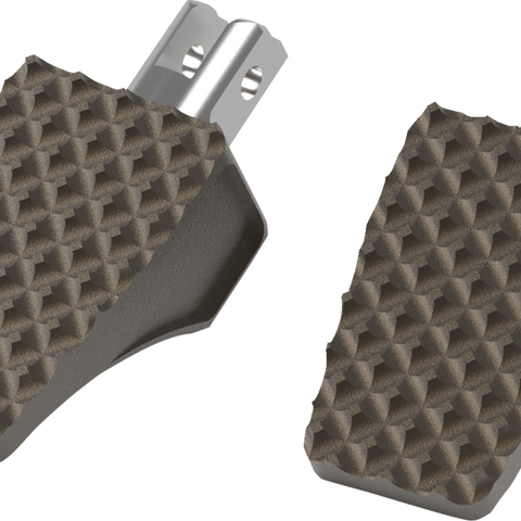 LA CHOPPERS County Line Billet Foot Pegs - Front - Bronze (Part Number: LA-P100-01Z)