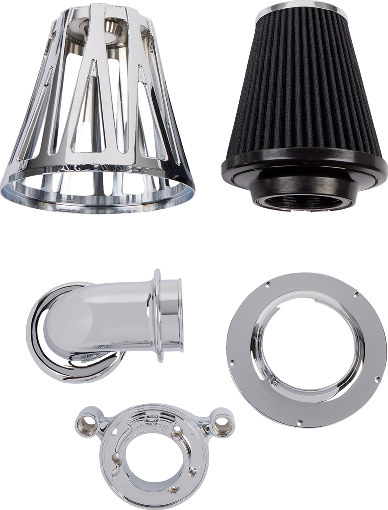 ARLEN NESS Monster Sucker® Air Cleaner Chrome Part 600-091 for Enhanced Engine Performance