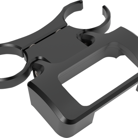 LA CHOPPERS T-Bar Gauge Mount - Black - 1.25