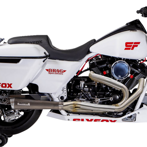 SLYFOX 2-into-1 Full Exhaust System - Stainless Steel SF1F3T - Team Dream Rides