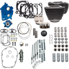 S&S CYCLE 129" Power Package Engine Performance Kit for M8 - Chain Drive Oil Cooled with Highlighted Fins (Part No. 310-1223)