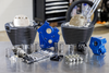 S&S CYCLE 129" Power Package Engine Performance Kit for M8 - Chain Drive Oil Cooled with Highlighted Fins (Part No. 310-1223)