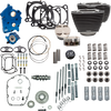 S&S CYCLE 132" Power Package Engine Performance Kit for M8 - Gear Drive, Water Cooled, Highlighted Fins (Part #310-1230)