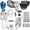 S&S CYCLE 129" Power Package Engine Performance Kit for M8 - Gear Drive, Oil Cooled, Highlighted Fins (Part #310-1224)