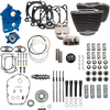 S&S Cycle 129" Power Package Engine Performance Kit for M8 - Gear Drive, Oil Cooled with Highlighted Fins (Part No. 310-1227)