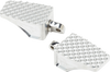 LA Choppers County Line Billet Foot Pegs - Front - Raw (Part Number: LA-P100-01)