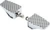 LA Choppers County Line Billet Foot Pegs - Front Pair, Chrome – Part Number LA-P100-01C
