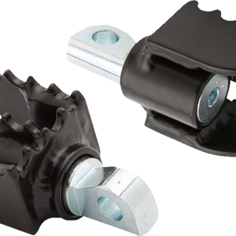 BURLY BRAND MX Mini Foot Pegs - Driver and Passenger - Black B13-1010B