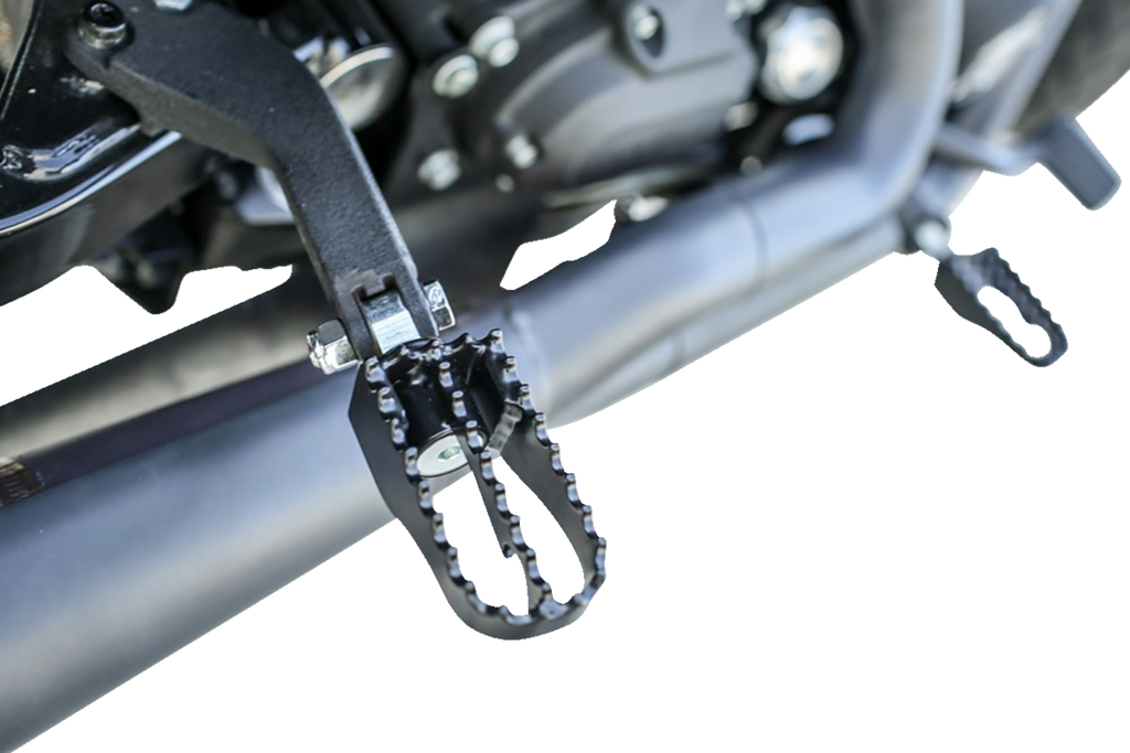 BURLY BRAND MX Mini Foot Pegs - Driver and Passenger - Black B13-1010B