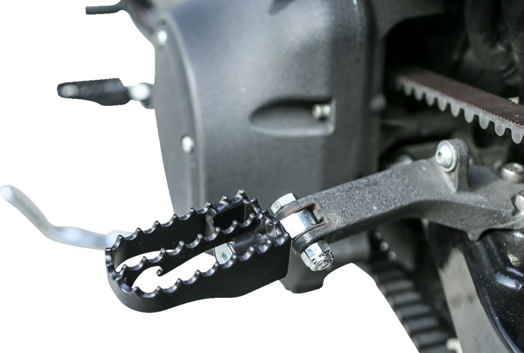 BURLY BRAND MX Mini Foot Pegs - Driver and Passenger - Black B13-1010B