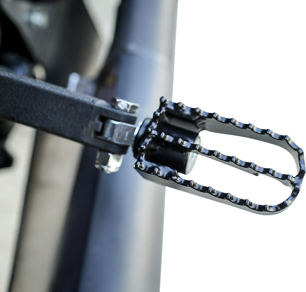 BURLY BRAND MX Mini Foot Pegs - Driver and Passenger - Black B13-1010B