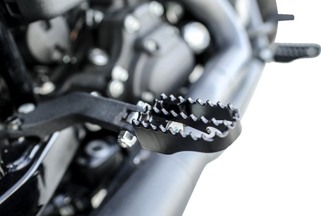 BURLY BRAND MX Mini Foot Pegs - Driver and Passenger - Black B13-1010B