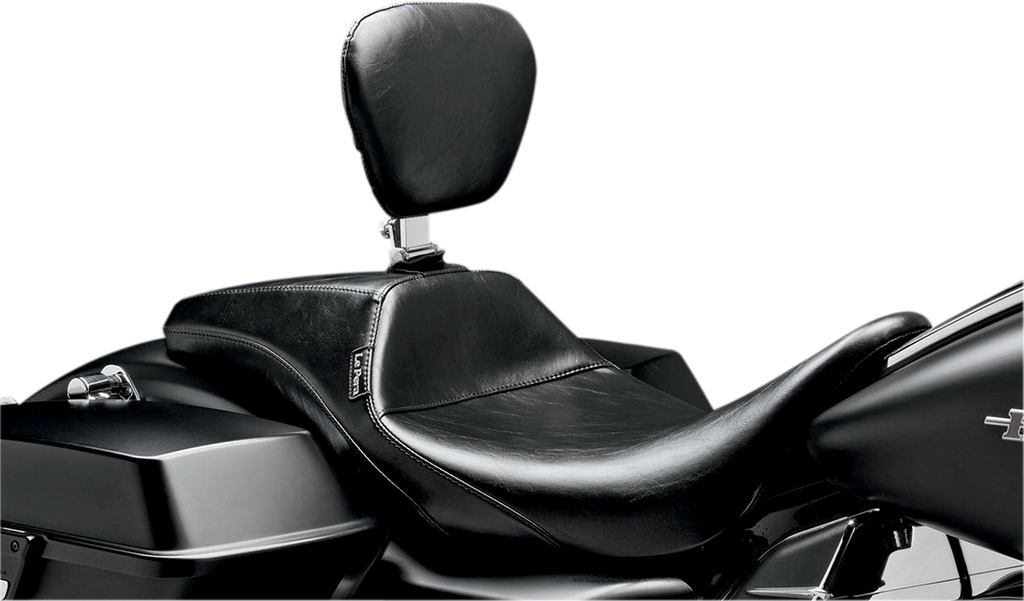 LE PERA Outcast Daddy Long Legs Seat with Backrest for FL 2008-2024, Black - LK-987DLBR