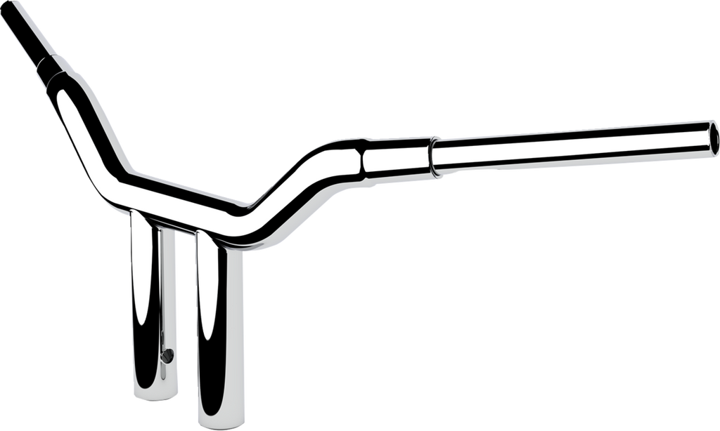 LA CHOPPERS Handlebar - One-Piece Kagefighter - 10" x 1-1/2" - Chrome LA-7343-10