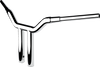 LA CHOPPERS Handlebar - One-Piece Kagefighter - 12" x 1-1/2" - Chrome LA-7343-12 - Team Dream Rides