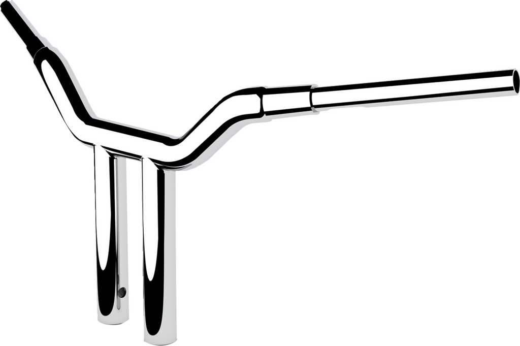 LA CHOPPERS Handlebar - One-Piece Kagefighter - 12" x 1-1/2" - Chrome LA-7343-12 - Team Dream Rides