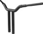 LA CHOPPERS Handlebar - One-Piece Kagefighter - 16" x 1-1/2" - Black LA-7343-16B - Team Dream Rides
