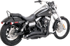 Vance & Hines 46081 Big Radius 2-Into-2 Exhaust System with Heat Shield – Matte Black