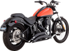 Vance & Hines 46079 Big Radius 2-Into-2 Exhaust System for Motorcycles – Matte Black