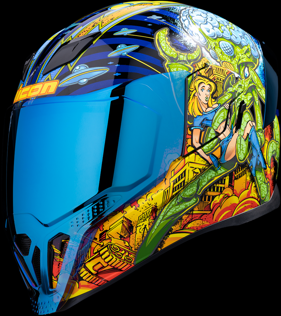 ICON Airflite™ Helmet Bugoid Blitz Blue Medium - Model 0101-15548