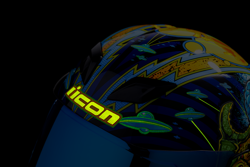 ICON Airflite™ Helmet Bugoid Blitz Blue Medium - Model 0101-15548