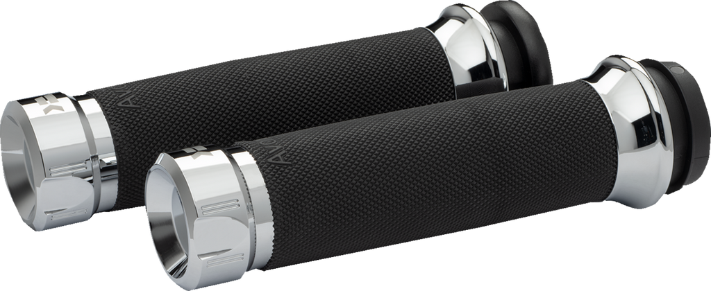 KHROME WERKS Klassic Grips with Custom Contour and Chrome Finish - Part 500285