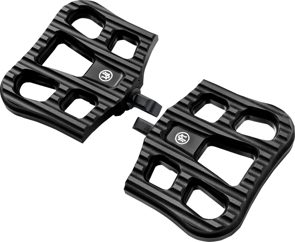 PERFORMANCE MACHINE (PM) Drifter Floorboards - Passenger - Black Ops - FL 0036-1026-SMB - Team Dream Rides