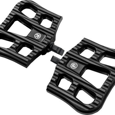 PERFORMANCE MACHINE (PM) Drifter Floorboards - Passenger - Black Ops - FL 0036-1026-SMB - Team Dream Rides