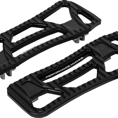 PERFORMANCE MACHINE (PM) Drifter Floorboards - Rider - Black Ops - FL 0036-1025-SMB - Team Dream Rides