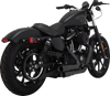 Vance & Hines Mini Grenades Exhaust System Matte Black Part 46884