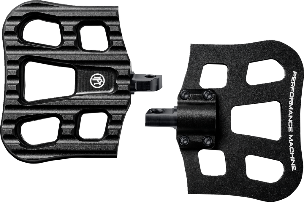 PERFORMANCE MACHINE (PM) Drifter Floorboards - Passenger - Black Ops - FL 0036-1026-SMB - Team Dream Rides