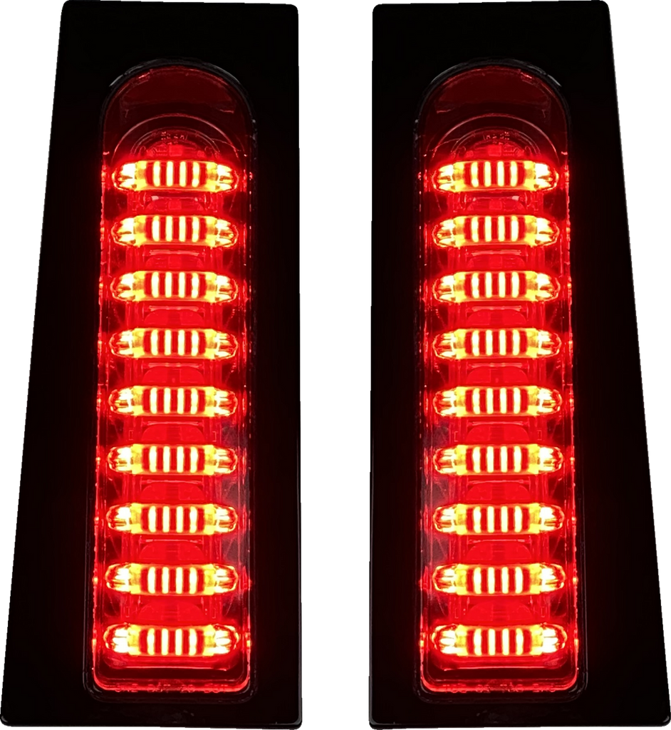 CUSTOM DYNAMICS ProBEAM® Fillerz® Dual Color Lights - Smoke with Gloss Black Finish (Part PB-ECE-FILL-SB)