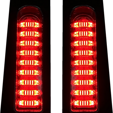 CUSTOM DYNAMICS ProBEAM® Fillerz® Dual Color Lights - Smoke with Gloss Black Finish (Part PB-ECE-FILL-SB)