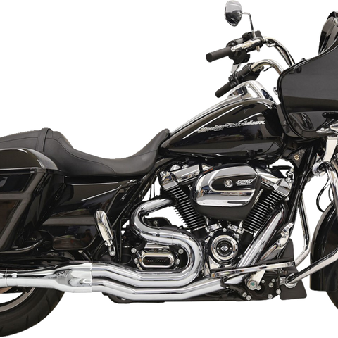 BASSANI XHAUST 2-into-1 Exhaust System 1F58RE - Chrome for 49-State Vehicles