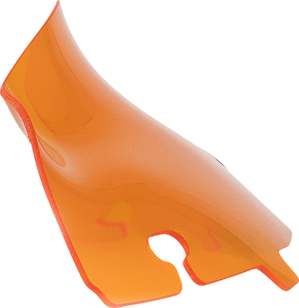Klock Werks Kolor Flare Windshield for 2014-2025 Harley-Davidson FLH, FLHT and FLHX, Orange, KWW-01-0675