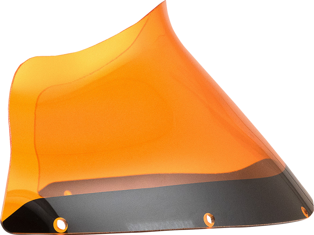 Klock Werks Kolor Flare Windshield 9-Inch Orange for FXRP, KWW-02-0612
