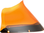 Klock Werks Kolor Flare Windshield 9-Inch Orange for FXRP, KWW-02-0612