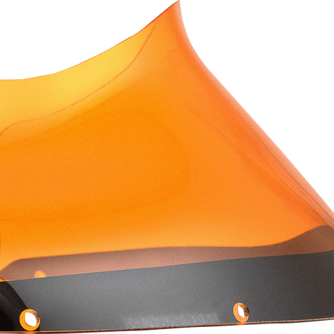 Klock Werks Kolor Flare Windshield 9-Inch Orange for FXRP, KWW-02-0612