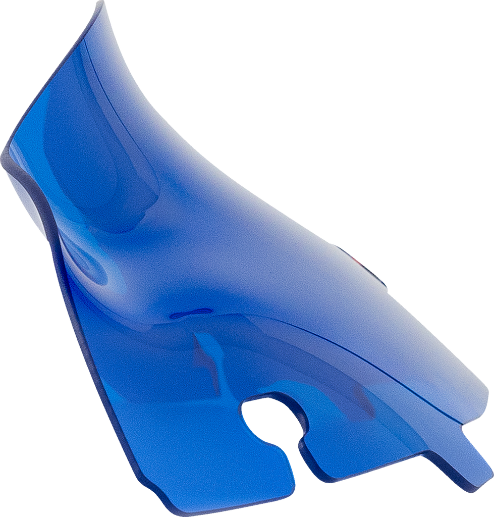 KLOCK WERKS Kolor Flare Windshield for 2014–2025 Harley-Davidson FLH, FLHT and FLHX, Blue, KWW-01-0679