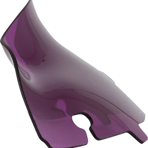 KLOCK WERKS Kolor Flare Purple Windshield for 2014-2025 Harley-Davidson FLH, FLHT and FLHX, KWW-01-0680