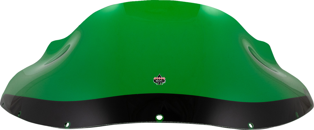 Klock Werks Kolor Flare Green Windshield for FXRP, KWW-02-0613
