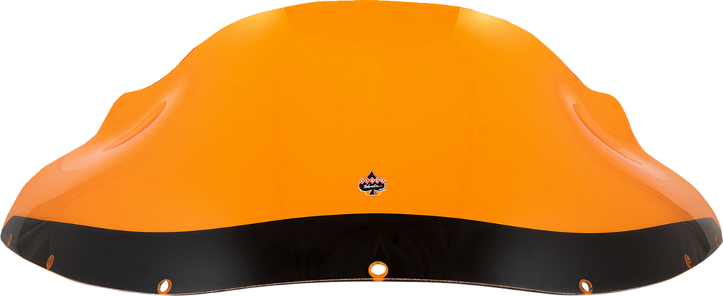 Klock Werks Kolor Flare Windshield 9-Inch Orange for FXRP, KWW-02-0612