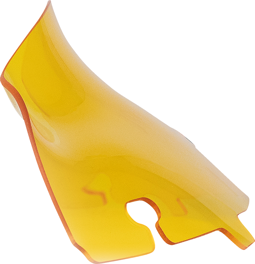 Klock Werks Kolor Flare Windshield 4-Inch Yellow for 2014-2025 Harley-Davidson FLH, FLHT and FLHX, KWW-01-0676