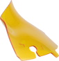 Klock Werks Kolor Flare Windshield 4-Inch Yellow for 2014-2025 Harley-Davidson FLH, FLHT and FLHX, KWW-01-0676
