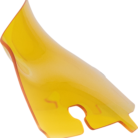 Klock Werks Kolor Flare Windshield 4-Inch Yellow for 2014-2025 Harley-Davidson FLH, FLHT and FLHX, KWW-01-0676