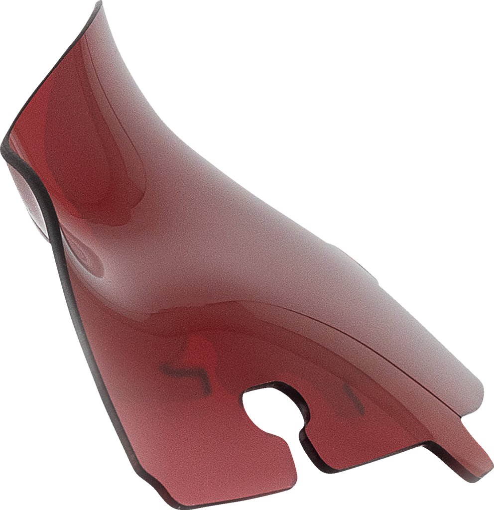 Klock Werks Kolor Flare 4-Inch Red Windshield for 2014–2025 FLH, FLHT and FLHX, KWW-01-0677
