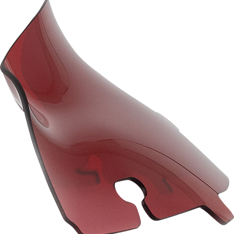 Klock Werks Kolor Flare 4-Inch Red Windshield for 2014–2025 FLH, FLHT and FLHX, KWW-01-0677