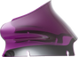 KLOCK WERKS Kolor Flare Windshield Purple for 2015–2025 FLTR, KWW-01-0666