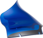 KLOCK WERKS Kolor Flare Windshield for 2015–2025 FLTR Models, Blue, KWW-01-0672